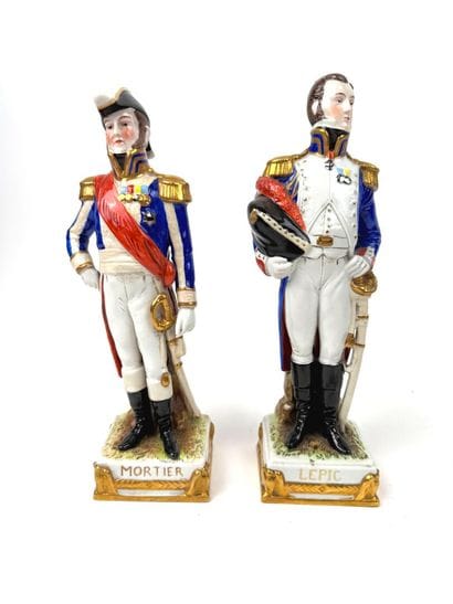 Deux sujets en porcelaine de Saxe Scheibe-Alsbach...