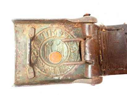 Germany, 2nd GM.
Heer troop belt buckle.
Steel...