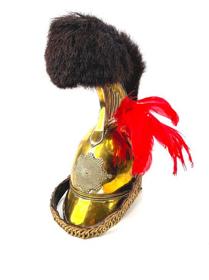 Indéterminé, XIXème, 
Casque de cavalerie...