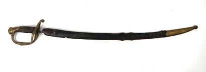 France, XIXème.
Sabre d'officier modèle 1821.
Monture...
