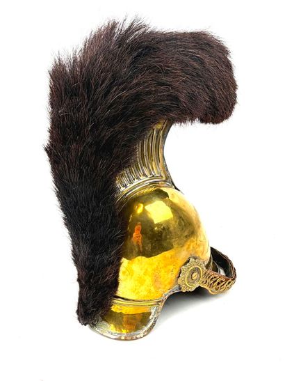 Indéterminé, XIXème, 
Casque de cavalerie...