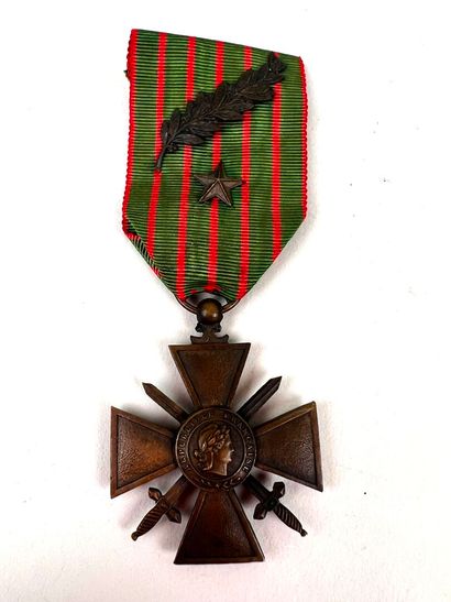 France, 1ère et 2ème GM.
Ensemble de 9 croix...