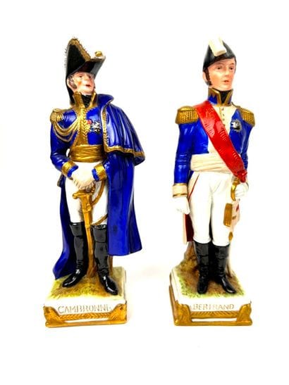 Deux sujets en porcelaine de Saxe Scheibe-Alsbach...