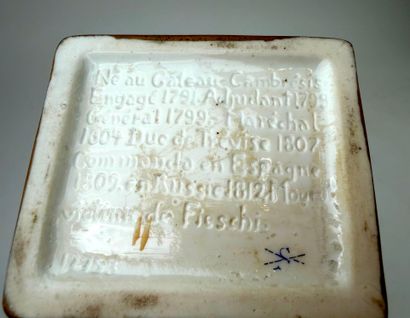 Deux sujets en porcelaine de Saxe Scheibe-Alsbach...