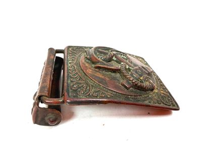 Inde, XXème.
Petite boucle de ceinture troupe...