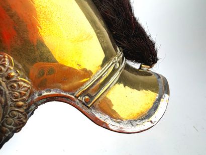 Indéterminé, XIXème, 
Casque de cavalerie...