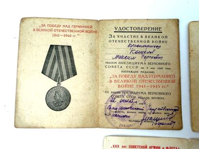 Union Soviétique, 2ème GM et après.
Lot de...