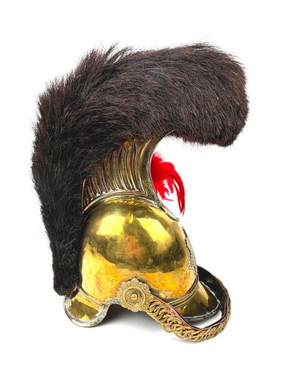 Indéterminé, XIXème, 
Casque de cavalerie...