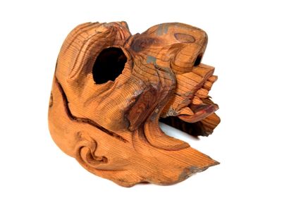 Japon, fin de la période Edo (1603 - 1868).
Masque...