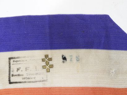 FRANCE, période Libération (1944-45).
Brassard...