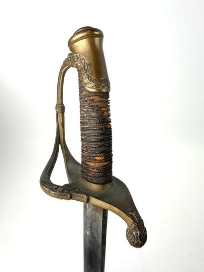 France, XIXème.
Sabre d'officier modèle 1821.
Monture...