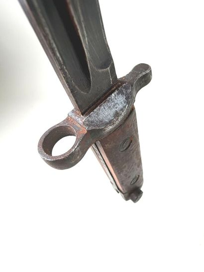 Italie, XXème.
Baïonnette modèle 1938 Carcano....