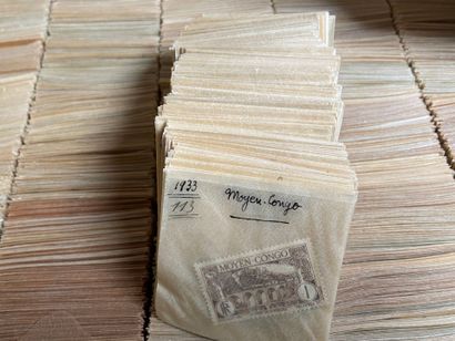 Multiples: Large lot of stamps from the classic...