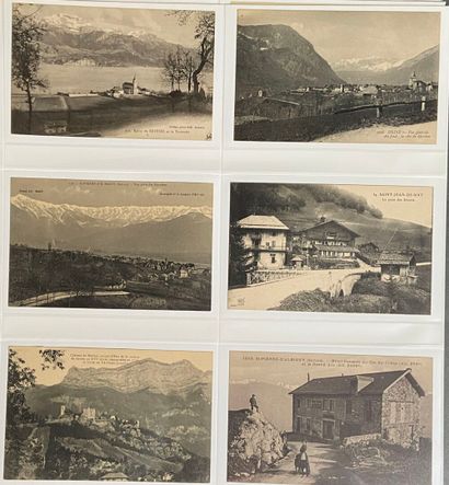 Postcards: Lot of various cards including...