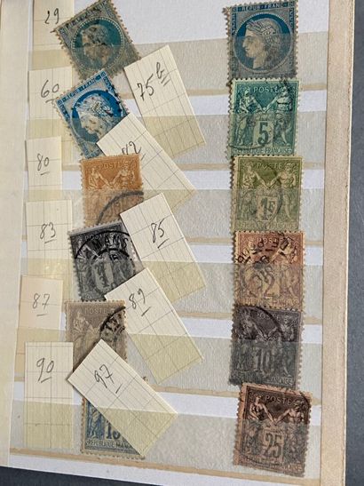 Bulk: Mint stamps of France including Travail,...