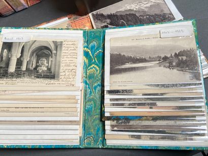 Postcards: Set of mostly old postcards including...