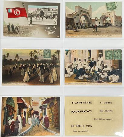 Maghreb: Set of 105 maps of Morocco and Tunisia...