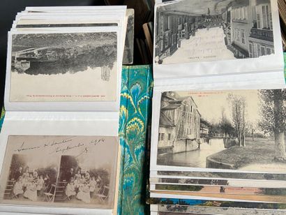 Postcards: Set of mostly old postcards including...