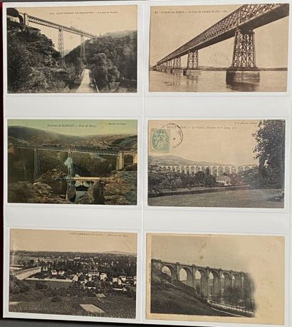 Railroads: Set of 94 maps including trains,...