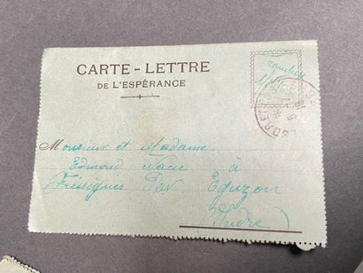 Postcards: Set of mostly old postcards including...