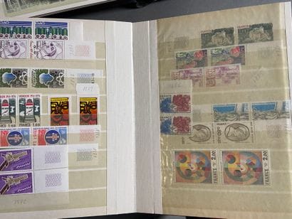 Faciale : Collection of French stamps in...