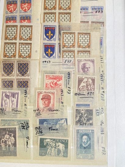 France Classique + SM: Set of classic stamps...