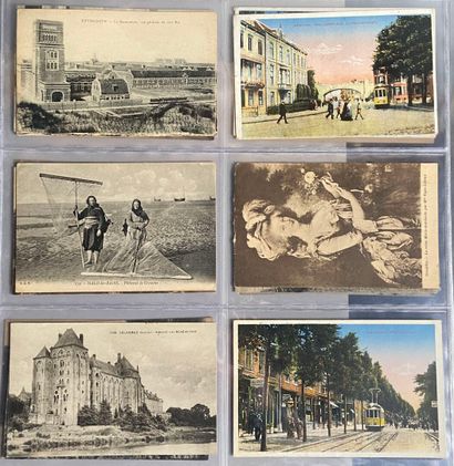 Regionalism: Cards from family archives with...