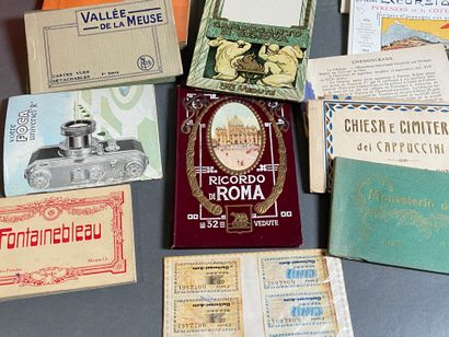 Carnets de cartes : Set of 28 tourist notebooks...