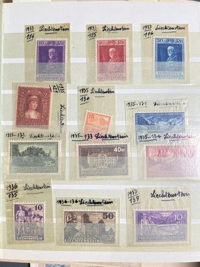 Europe: A selection of classical and SM stamps...