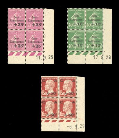 Caisse d'amortissement. 3rd series. Block...