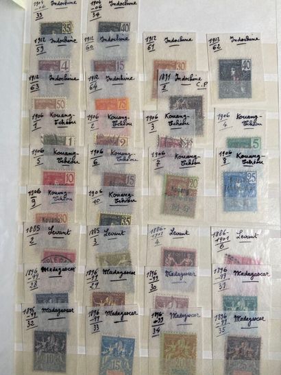 French Colonies: Stamps from the French colonies...