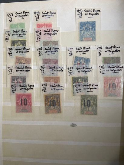 French Colonies: Stamps from the French colonies...