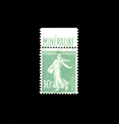 10c. Green. Mineraline. SUP. Rating: €750....