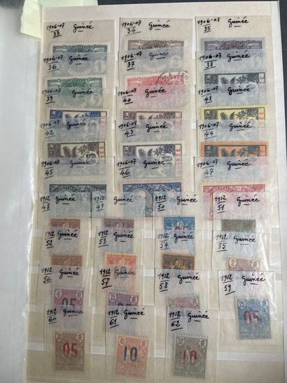French Colonies: Stamps from the French colonies...