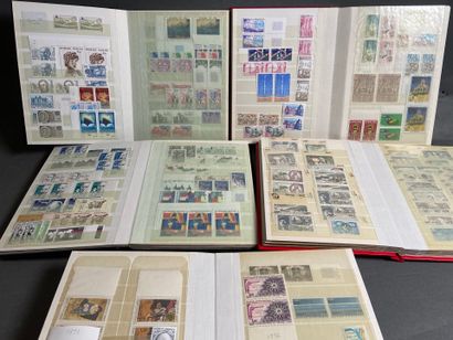 Faciale : Collection of French stamps in...