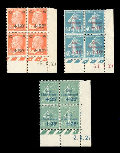Caisse d'amortissement. 1st series. Block...