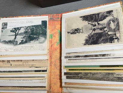 Postcards: Set of mostly old postcards including...