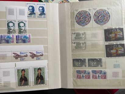 Faciale : Collection of French stamps in...