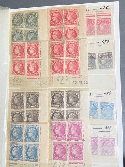 France Classique + SM: Set of classic stamps...