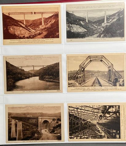 Railroads: Set of 94 maps including trains,...