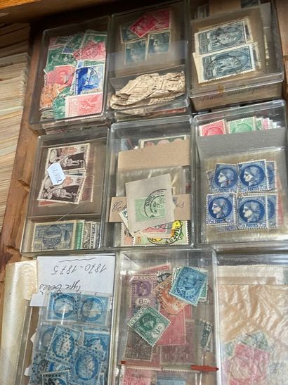 Multiples: Large lot of stamps from the classic...