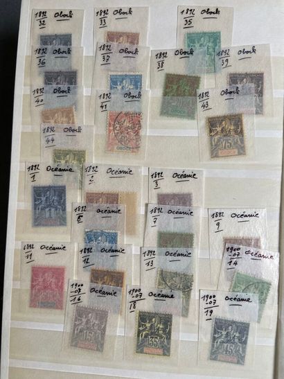 French Colonies: Stamps from the French colonies...