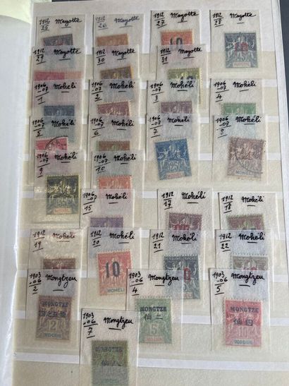 French Colonies: Stamps from the French colonies...
