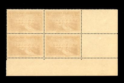 20Fr. Cauldron. Pont du Gard. Block of 4....
