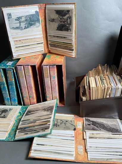 Postcards: Set of mostly old postcards including...