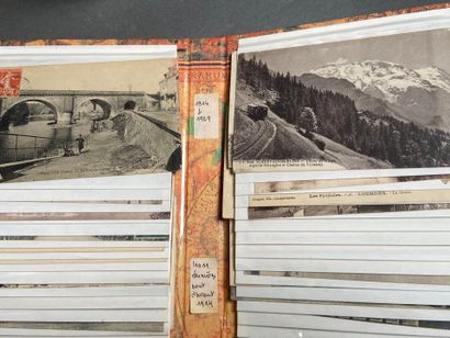 Postcards: Set of mostly old postcards including...