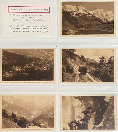Postcards: Lot of various cards including...