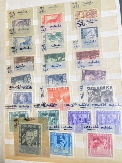 Europe: A selection of classical and SM stamps...