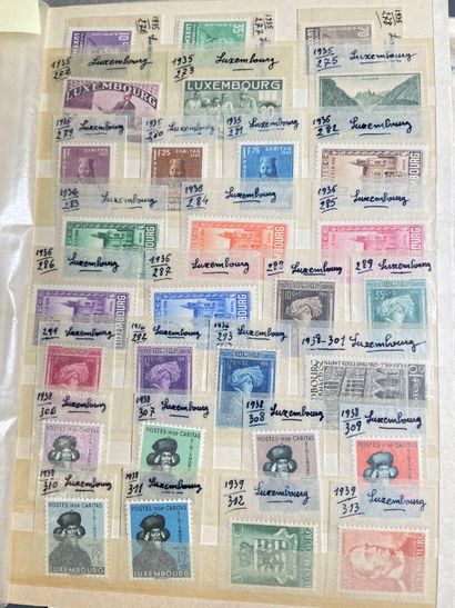 Europe: A selection of classical and SM stamps...