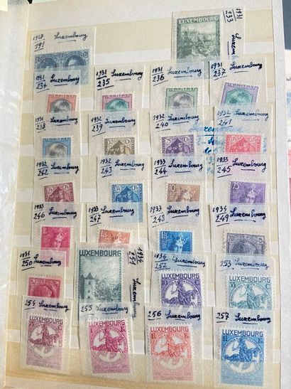 Europe: A selection of classical and SM stamps...